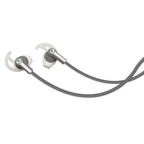 VOLKANO Motion Series Bluetooth Earphones - Grey and White