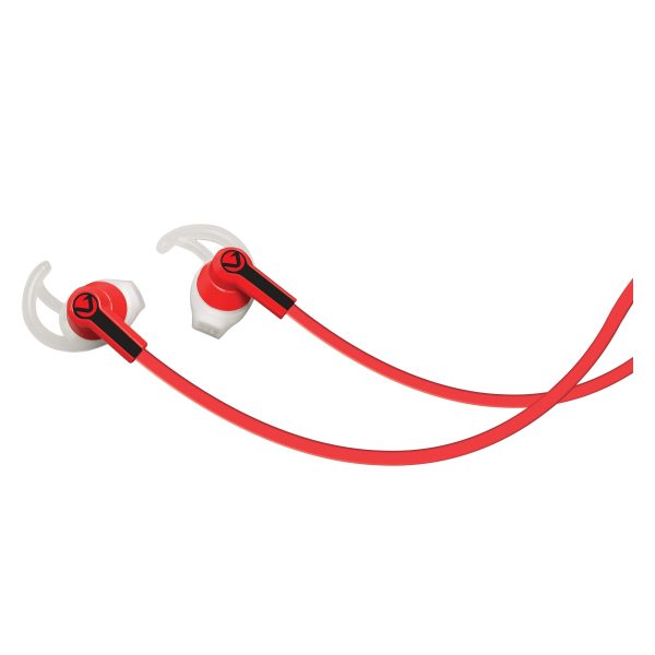 VOLKANO Motion Series Bluetooth Earphones - Red and Black