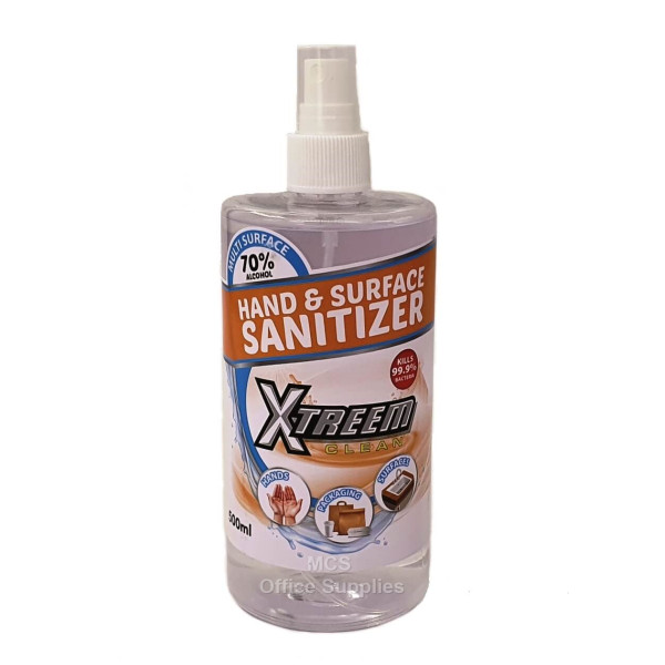 XTREEM Surface and Hand Sanitizer 70% Alcohol - 500ml