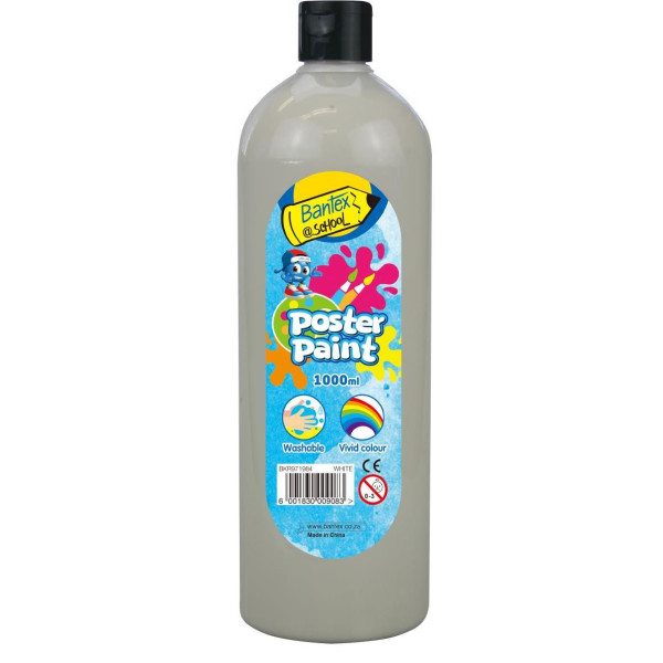 BANTEX Poster Paint 1000ml - WHITE