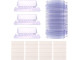 Bantex Clear Plastic Tabs with Perforated Label Inserts Bantex Clear Plastic Tabs with Perforated Label Inserts