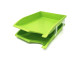 BANTEX Optima Letter Tray Set PP - Lime Green