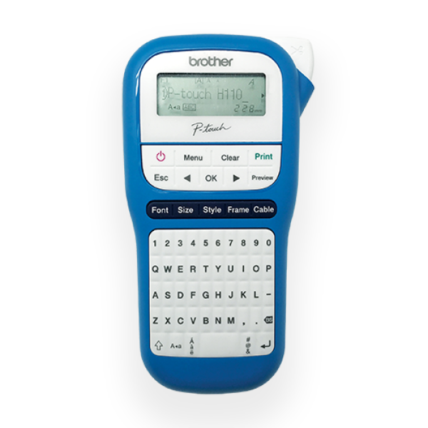 BROTHER PT-H110 Label Printer - BLUE BROTHER PT-H110 Label Printer - BLUE