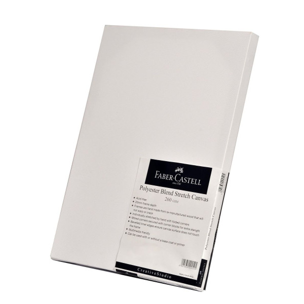 Faber-Castell Stretch Canvas 260gsm (Thin Edge) - 16" x 20"