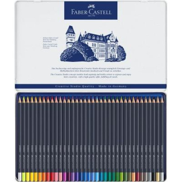 Faber-Castell Goldfaber Colour Pencils -  Tin Of 36