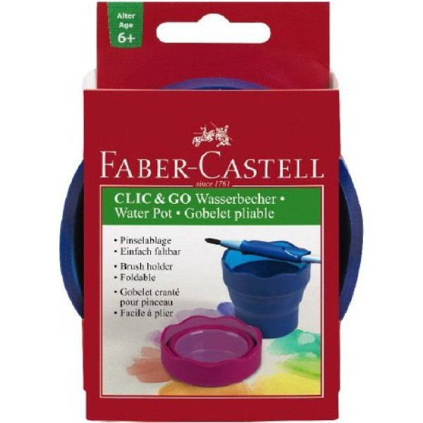 Faber-Castell Clic & Go Water Cup - Blue Faber-Castell Clic & Go Water Cup - Blue