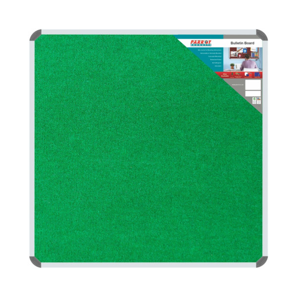 PARROT Bulletin Board Ribbed Aluminium Frame 1200 x 1200mm - Palm PARROT Bulletin Board Ribbed Aluminium Frame 1200 x 1200mm - Palm