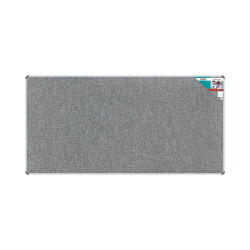 PARROT Bulletin Board Ribbed Aluminium Frame 2400 x 1200mm - Laurel PARROT Bulletin Board Ribbed Aluminium Frame 2400 x 1200mm - Laurel