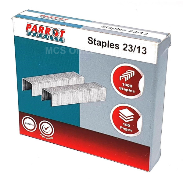 PARROT Heavy Duty Staples 23/13 (1000 Piece)