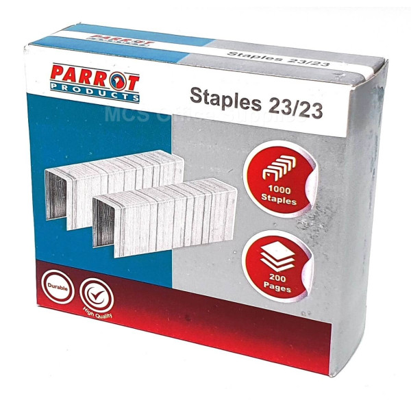 PARROT Heavy Duty Staples 23/23 (1000 Piece) PARROT Heavy Duty Staples 23/23 (1000 Piece)