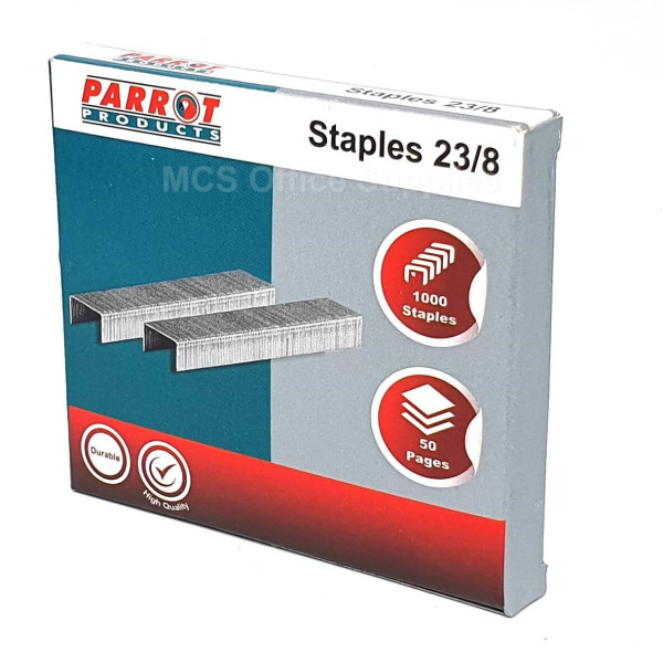PARROT Heavy Duty Staples 23/8 (1000 Piece) PARROT Heavy Duty Staples 23/8 (1000 Piece)