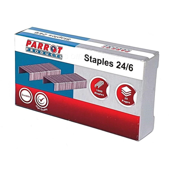 PARROT Staples 24/6 (1000) - STRONGHOLD PARROT Staples 24/6 (1000) - STRONGHOLD