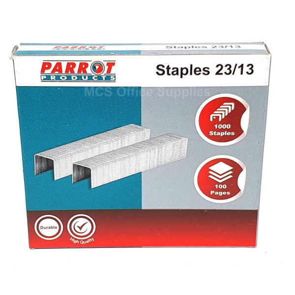 PARROT Heavy Duty Staples 23/13 (1000 Piece)