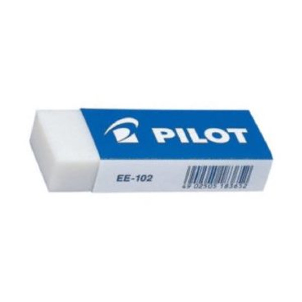 PILOT EE 102 Plastic Eraser Large – Front View Front view of PILOT EE 102 Plastic Eraser Large