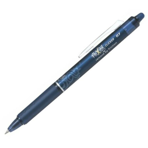 PILOT FriXion Clicker Erasable Roller Ball Pen 0.7mm Blue Black PILOT FriXion Clicker Erasable Roller Ball Pen 0.7mm Blue Black