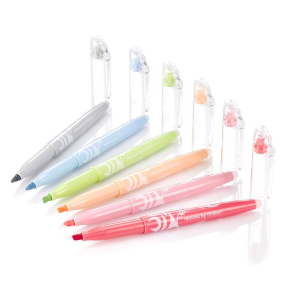 PILOT Frixion Light Highlighter Natural - Wallet of 6