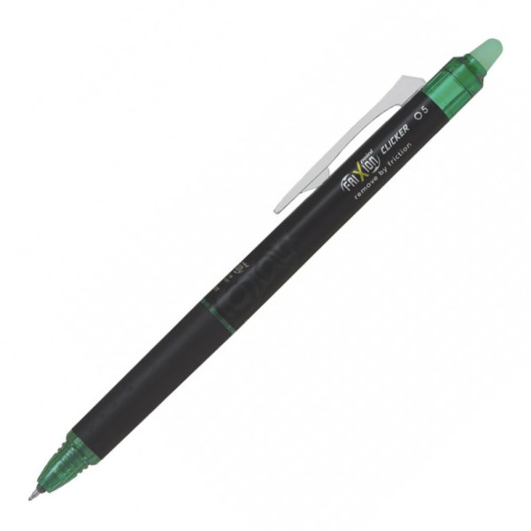 PILOT FriXion Clicker Erasable Roller Ball Pen 0.5mm Green PILOT FriXion Clicker Erasable Roller Ball Pen 0.5mm Green
