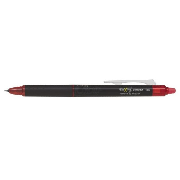 PILOT FriXion Clicker Erasable Roller Ball Pen 0.5mm Red PILOT FriXion Clicker Erasable Roller Ball Pen 0.5mm Red