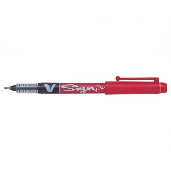 Pilot V-Sign Pen - Red