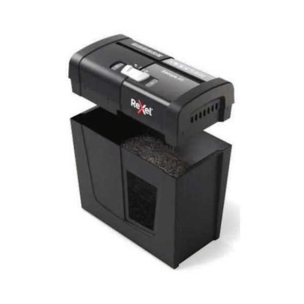 REXEL Secure X6 P4 Cross Cut Paper Shredder (6 Sheet)