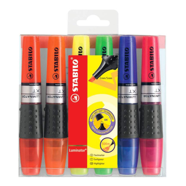 STABILO Luminator Highlighter - Wallet 6