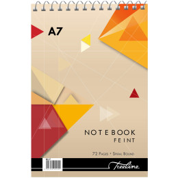 TREELINE Note Book A7 Top Bound Feint and Margin - 72 Page