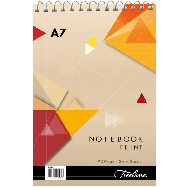 TREELINE Note Book A7 Top Bound Feint and Margin - 72 Page TREELINE Note Book A7 Top Bound Feint and Margin - 72 Page