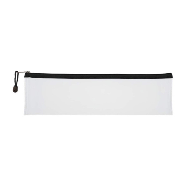 TREELINE Clear PVC School Pencil Bag 33cm - Black TREELINE Clear PVC School Pencil Bag 33cm - Black