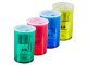 ADEL 2 Hole Plastic Sharpener with Barrel BLUE ADEL 2 Hole Plastic Sharpener with Barrel BLUE
