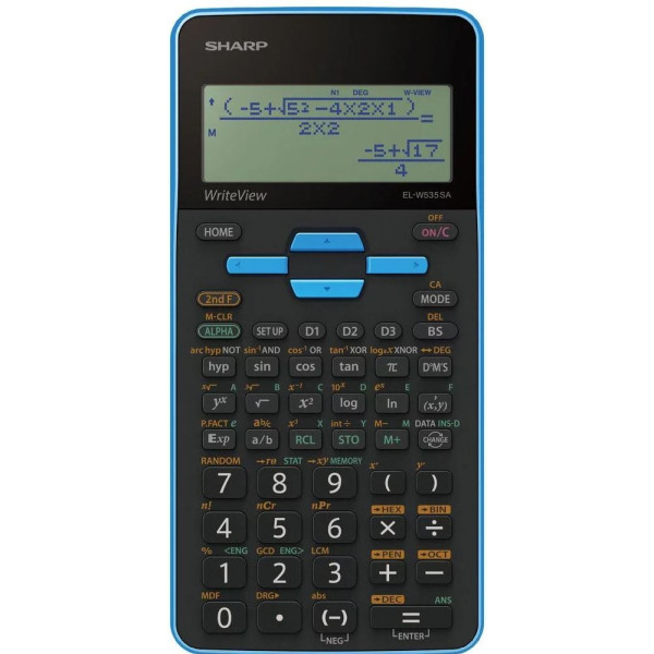 SHARP EL-W535SA-BBL Scientific Calculator - Blue SHARP EL-W535SA-BBL Scientific Calculator - Blue