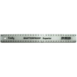 CROXLEY Superior Ruler Clear 30cm