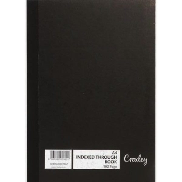 CROXLEY Index Book A4 - 297 x 210mm JD7567 - 192 Page