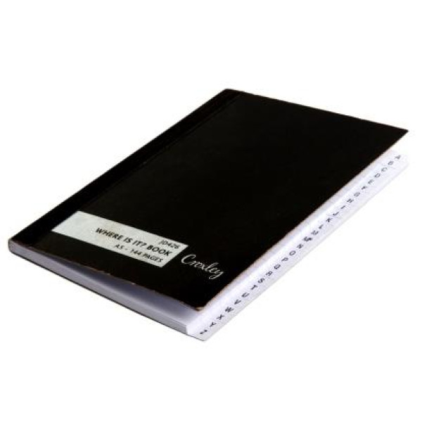CROXLEY Index Book A5 - 210 x 148mm JD426 - 144 Page CROXLEY Index Book A5 - 210 x 148mm JD426 - 144 Page