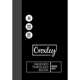 CROXLEY Index Book A6 - 148 x 105mm JD424 - 144 Page