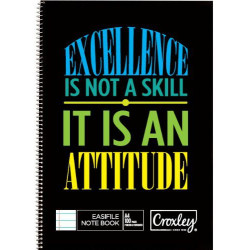 CROXLEY A4 Easi-File Notebook 100 Page CROXLEY A4 Easi-File Notebook 100 Page
