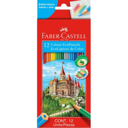 Faber-Castell Hexagonal Shape Colour Pencils 12s