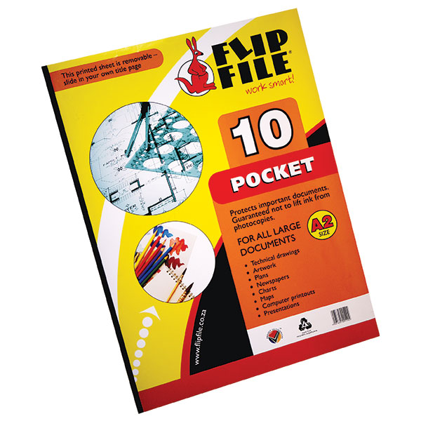 FLIP FILE KANGAROO A2 Display Book - 10 Pockets FLIP FILE KANGAROO A2 Display Book - 10 Pockets