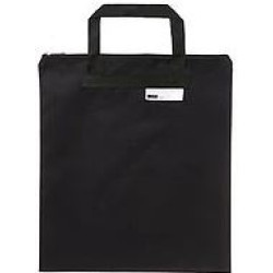 MEECO Large Book Carry Bag Nylon 380mm x 340mm - Black MEECO Large Book Carry Bag Nylon 380mm x 340mm - Black
