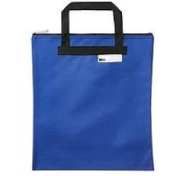 MEECO Large Book Carry Bag Nylon 380mm x 340mm - Blue MEECO Large Book Carry Bag Nylon 380mm x 340mm - Blue