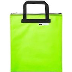 MEECO Large Book Carry Bag Nylon 380mm x 340mm - Green MEECO Large Book Carry Bag Nylon 380mm x 340mm - Green