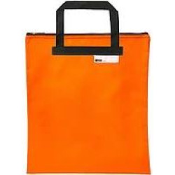 MEECO Large Book Carry Bag Nylon 380mm x 340mm - Orange MEECO Large Book Carry Bag Nylon 380mm x 340mm - Orange