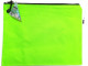MEECO A4 Nylon Book Bag with Zip - Neon Green MEECO A4 Nylon Book Bag with Zip - Neon Green