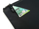 MEECO A4 Nylon Book Bag with Zip - Black