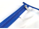MEECO A4 Book Bag Clear PVC with Zip Blue MEECO A4 Book Bag Clear PVC with Zip Blue
