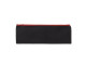 MEECO Large 33cm Nylon Pencil Bag with Zip - Black