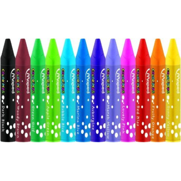 MAPED Color Peps Oil Pastels - 12s MAPED Color Peps Oil Pastels - 12s