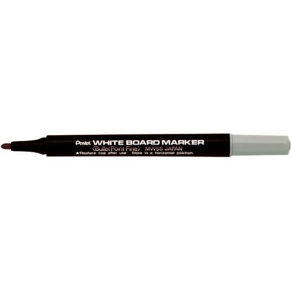 PENTEL White Board Marker Bullet Point Fine - Black