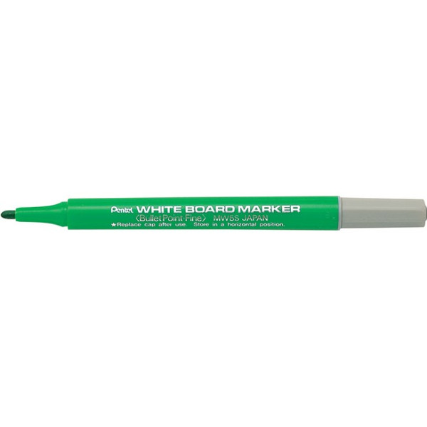 PENTEL White Board Marker Bullet Point Fine - Green