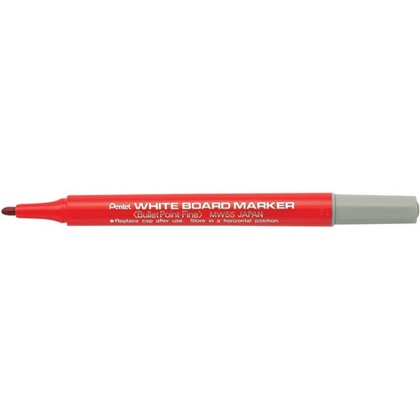 PENTEL White Board Marker Bullet Point Fine - Red