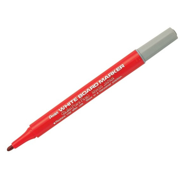 PENTEL White Board Marker Bullet Point Fine - Red